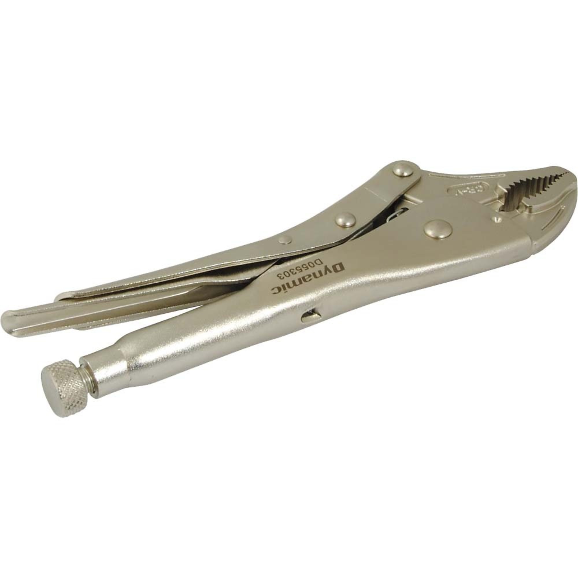 Dynamic Tools 10" Locking Pliers, Curved Jaws With Wire Cutter